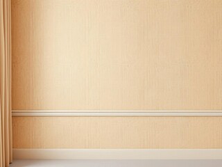 Naklejka premium Abstract linen texture wallpaper in beige and sepia tones, perfect for bedroom or reception room decor, linen, wallpaper