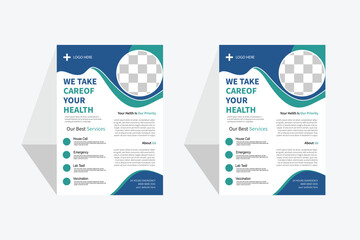 Medical flyer design templet 
