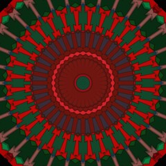 red and green ornament