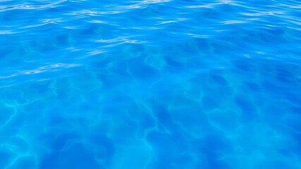 Obraz premium Abstract blue water with a blurred background, calming, deep