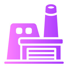 factory gradient icon