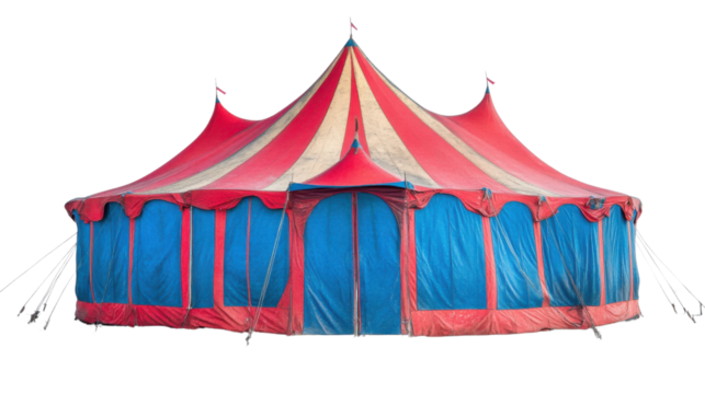 Circus tent transparent background