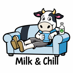 cow and milk