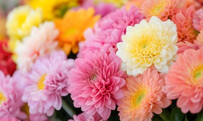 Flower with water droplets falling on the petals, Generative AI 