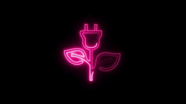 neon, electric, background, icon, vector, car, technology, isolated, illustration, concept, phone, white, green, circle, black, energy, sign, flat, pink, industry, electricity, shape, eco, pictogram, 