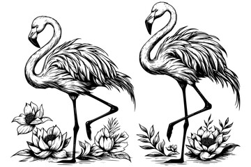 flaminggo vector art