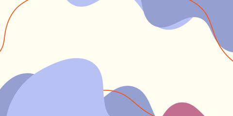 Minimalist abstract background with simple patterns in memphis style