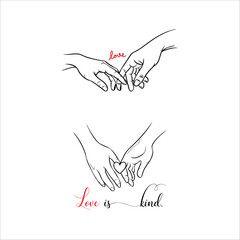 Valentines Day Eye Catching Graphics ,Love is Kind