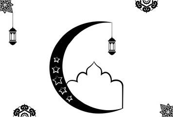 template of islamic moment - islamic feast day