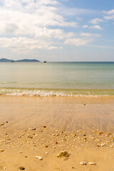 footprints on the beach