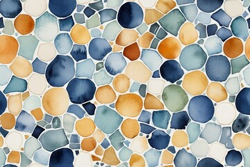 there is a picture of a colorful mosaic tile wall