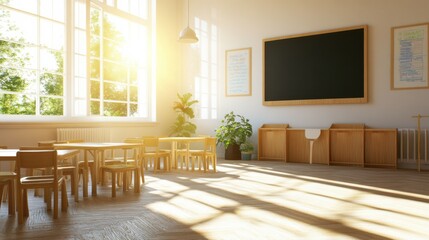 Bright and Welcoming Educational Tutoring Room
