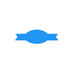 blue ribbon banner element