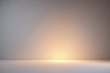 a close up of a white table with a light on it