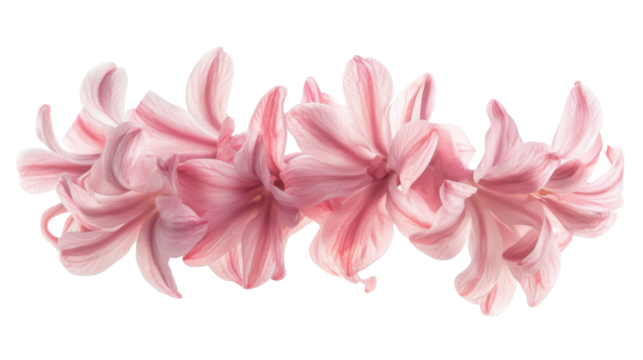 Pink flower transparent background