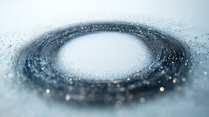 Abstract Circular Network: A Digital Vortex of Interconnected Nodes