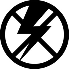 Fototapeta premium Electrical icons for websites, apps and UI/UX design