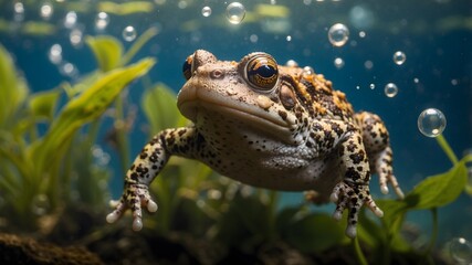 Underwater Elegance: The Houston Toad&rsquo;s Deep Dive
