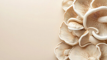 Reishi mushroom, health mushroom concept banner