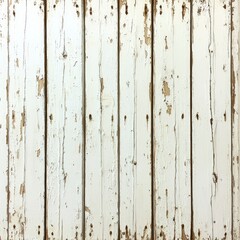 Fototapeta premium Weathered White Wooden Planks Background Texture