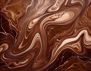The warm brown color of the marble evokes a sense of warmth and sophistication
