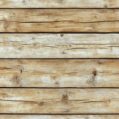 Obraz premium Seamless Weathered Wooden Planks Texture - Rustic Brown Wood Background