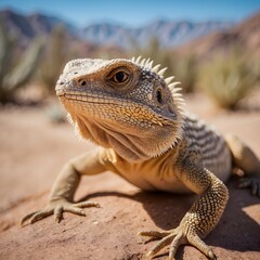 The Coachella Valley Fringe-Toed Lizard: A Close-Up Study of Desert Beauty