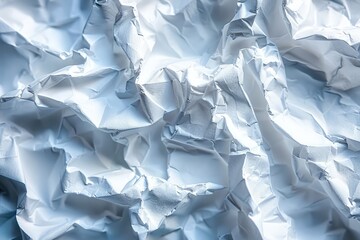 Obraz premium Paper with crumpled finish and wrinkled texture