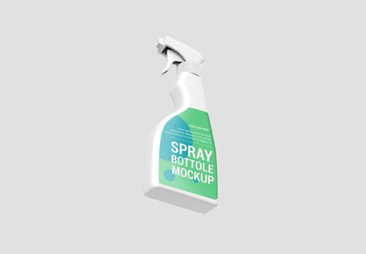 Spray Bottle Mockup