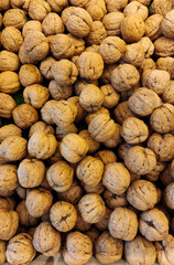 Healthy nuts consumption. Walnuts and Hazelnuts. Sold in large supermarket fresh with good quality contents.