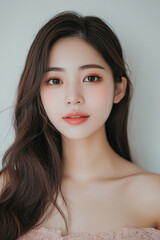 Fototapeta premium close up portrait of a woman 