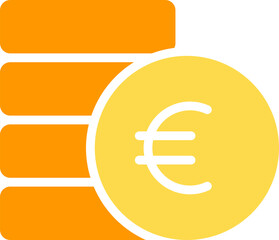 Euro Money Coins Icon