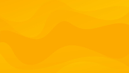 Orange-yellow gradient abstract liquid background, Modern dynamic wallpaper with fluid wavy shapes. Suitable for templates, banners, brochures, events, ads, web, and pages