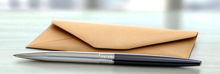 Craft Envelope & Pen: Write Messages
