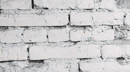 Fototapeta premium Vintage White Brick Wall Texture for Background Design
