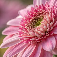 A close-up of a vibrant deep coral different flower with intricate patterns and textures, showcasing the flower&rsquo;s center and petals ai generated