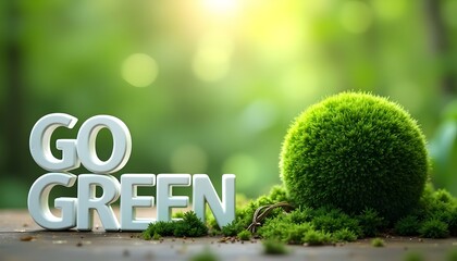 Go Green: Inspiring Environmental Message