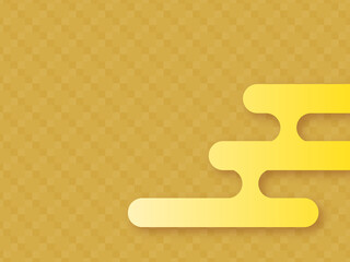 背景（和風、和柄、霞雲、霞、市松模様）