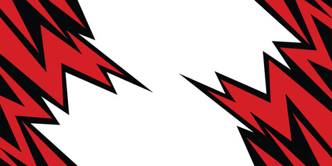 Simple background with gradient zigzag line pattern and some copy space area