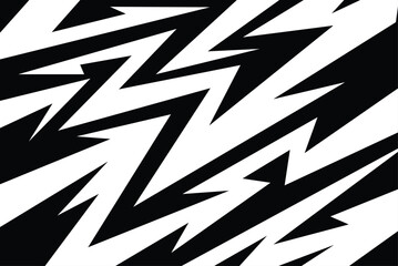 Abstract background with spikes and zigzag line pattern