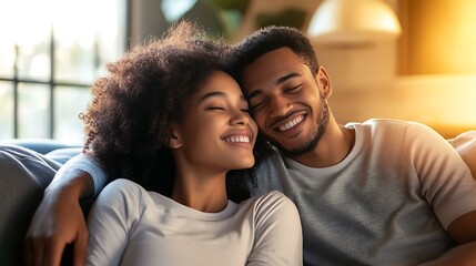 Obraz premium Young couple planning for future home improvements