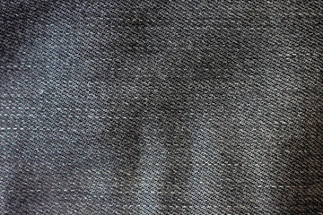 Background of black jeans denim texture