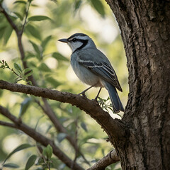 woodpecker on tree