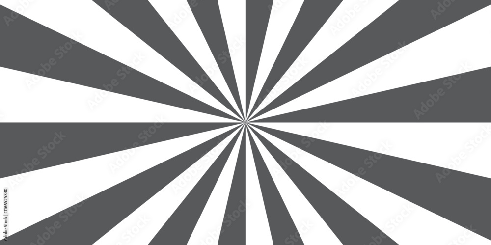 Poster Abstract background with rays retro starburst. Radial spiral stripes backdrop. Comic design element. Vintage beam sunburst texture. Classic vintage sun rays pattern. Simple Gradient Groovy Rays 