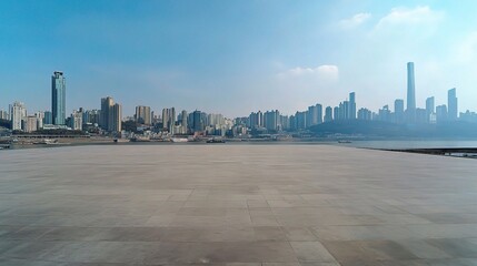 Obraz premium Panoramic Skyline View of Chongqing Cityscape in China
