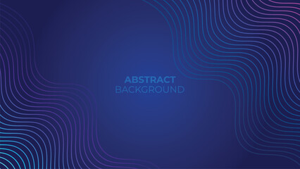 Abstract blue background with technology line. Wave textures blue background. Abstract modern waves and lines bakcground