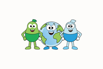 Eco Warriors: Cartoon Characters Promoting Sustainability