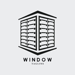 window logo vector illustration design