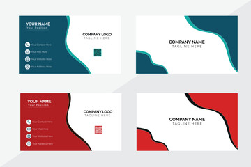 Creative Modern Template Business Card Design 