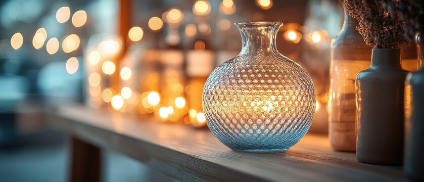 [Winter dinner party ambiance] Cozy Ambiance Festive Candlelit Table with Warm Glow